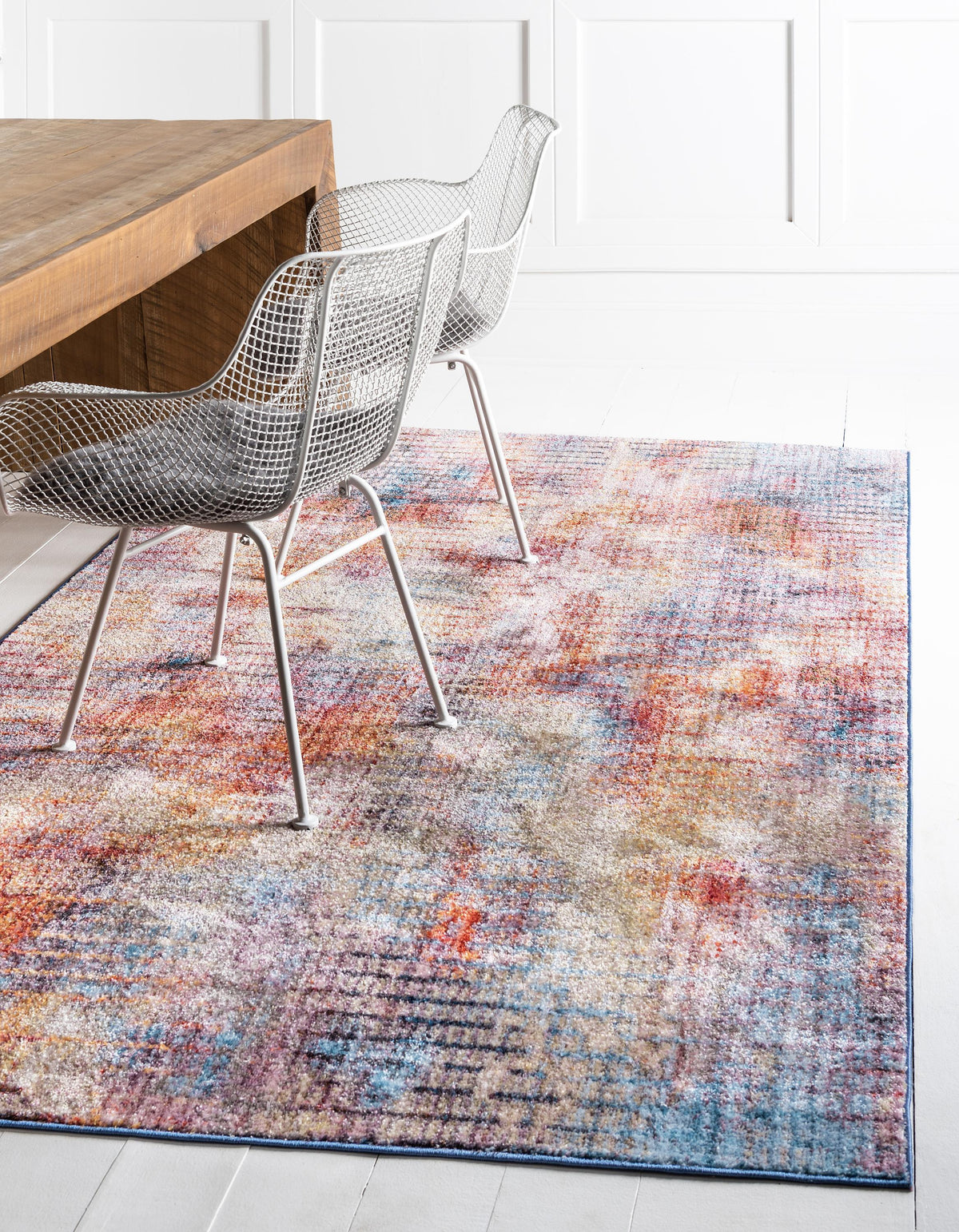 Gaige - Modern Faded Trellis Rug