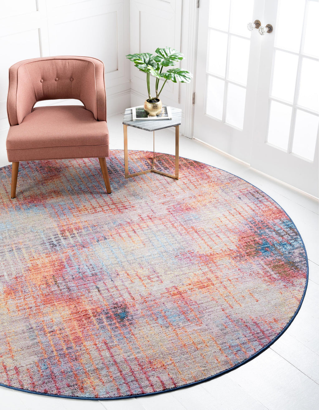 Gaige - Modern Faded Trellis Rug