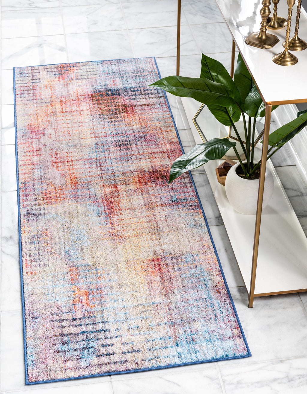 Gaige - Modern Faded Trellis Rug